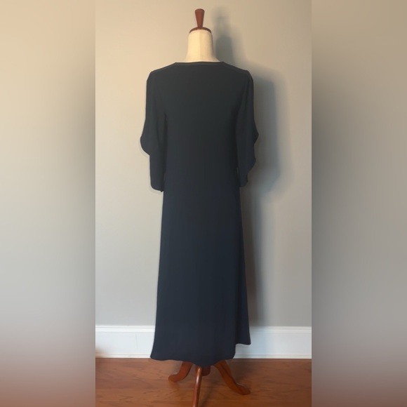 NWT $272) Arina Cate Navy Flowy Meredith Maxi Dress - Size XS - Picture 4 of 5